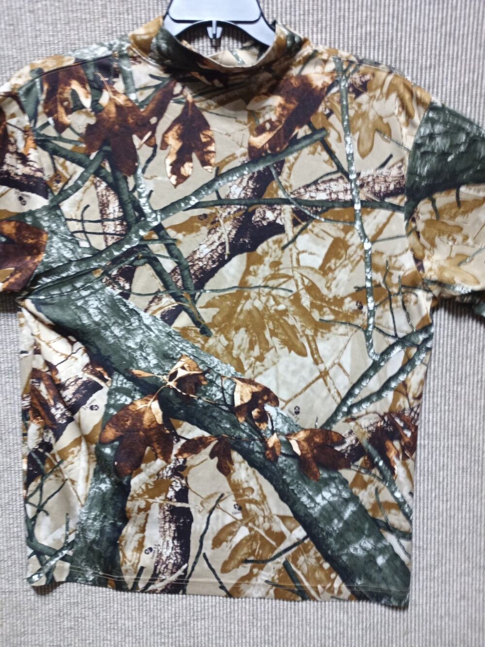 Outfitters Ridge Fusion 3D Camo Shirt XL Mens Hunting Long Sleeve MOCK NECK